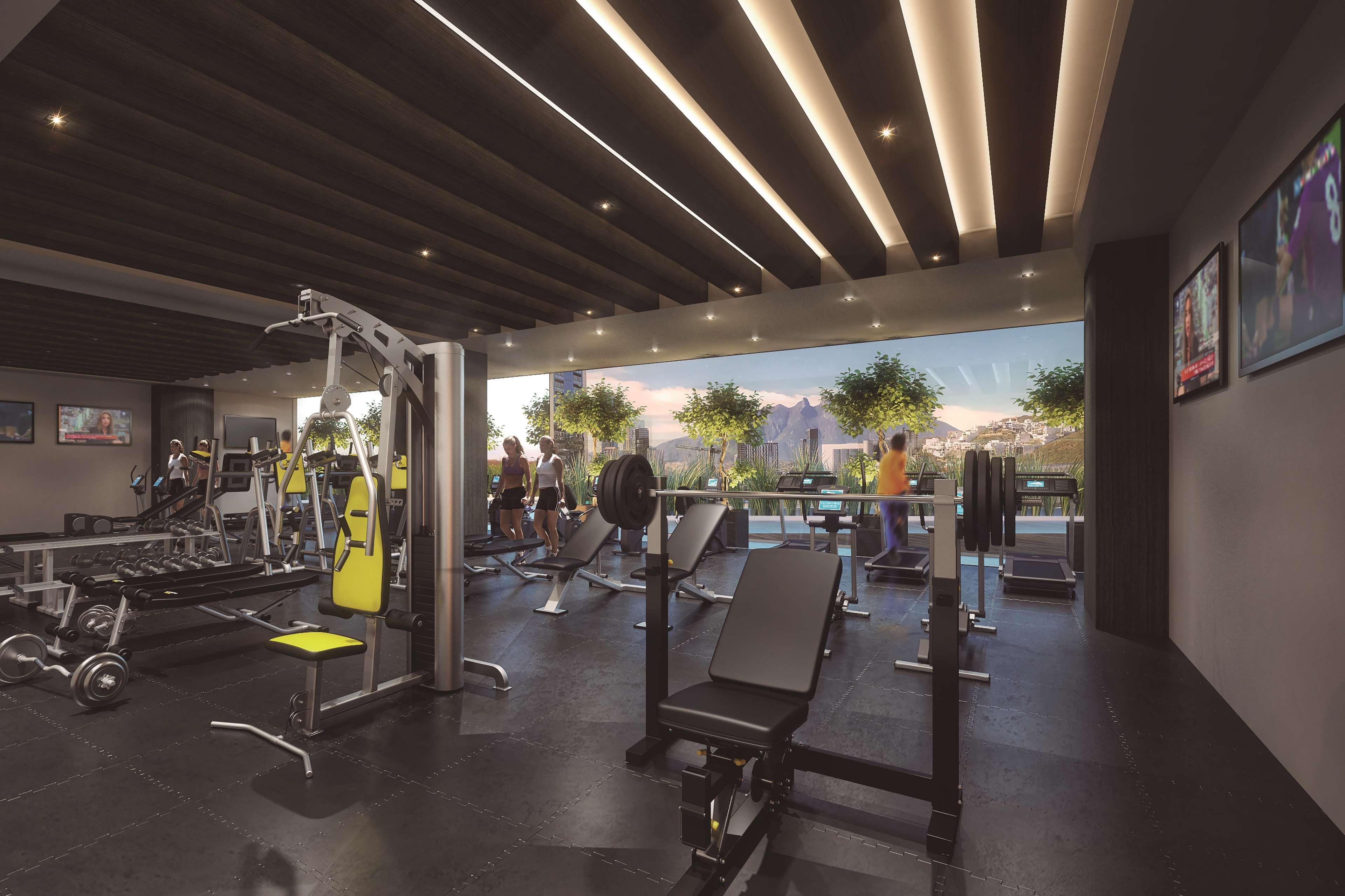 卡米诺里尔蒙特雷时尚大道酒店 San Pedro Garza Garcia 外观 照片 The gym at the 10th floor